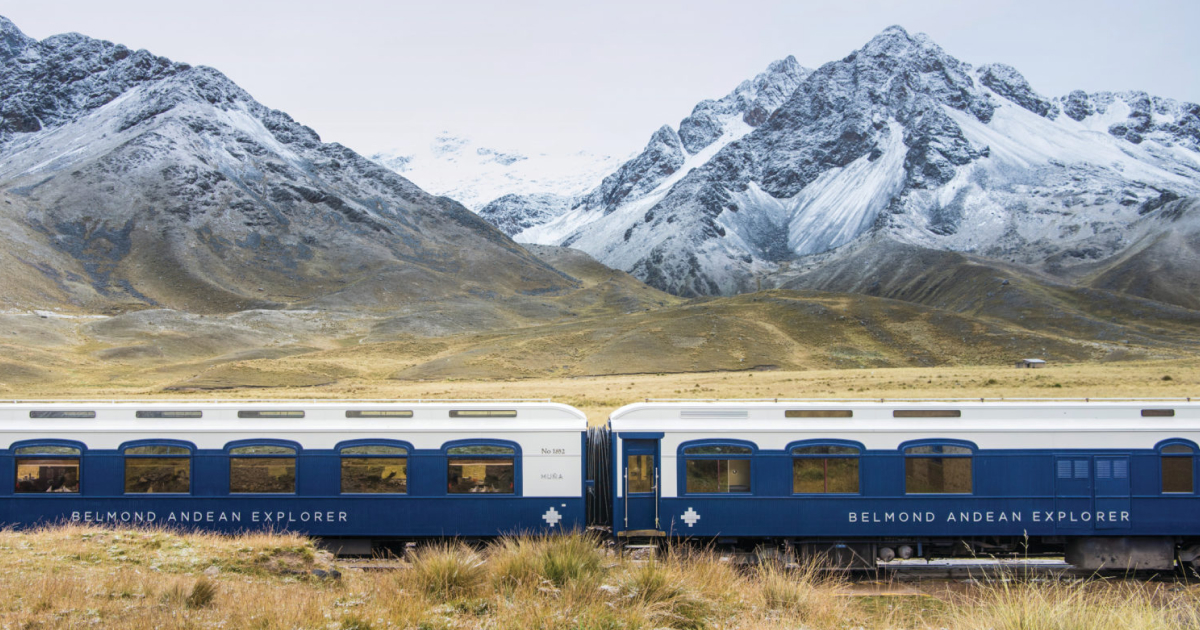 Belmond Andean Explorer, image courtesy of Belmond